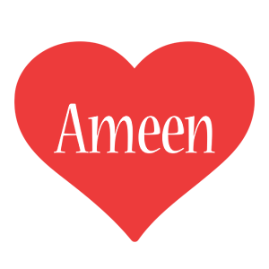 Ameen love logo