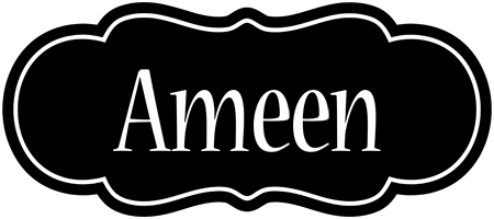 Ameen welcome logo