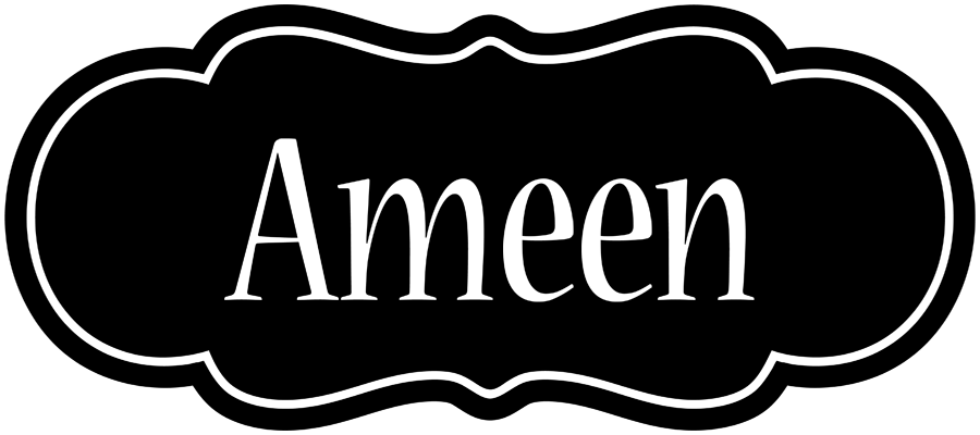 Ameen welcome logo
