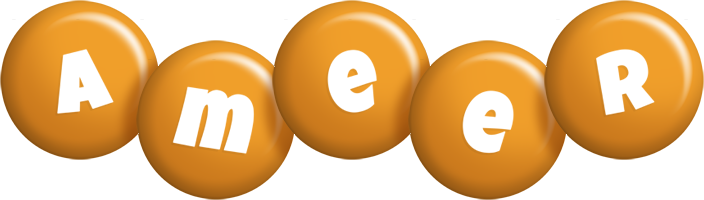 Ameer candy-orange logo