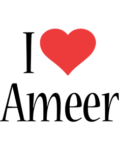 Ameer i-love logo