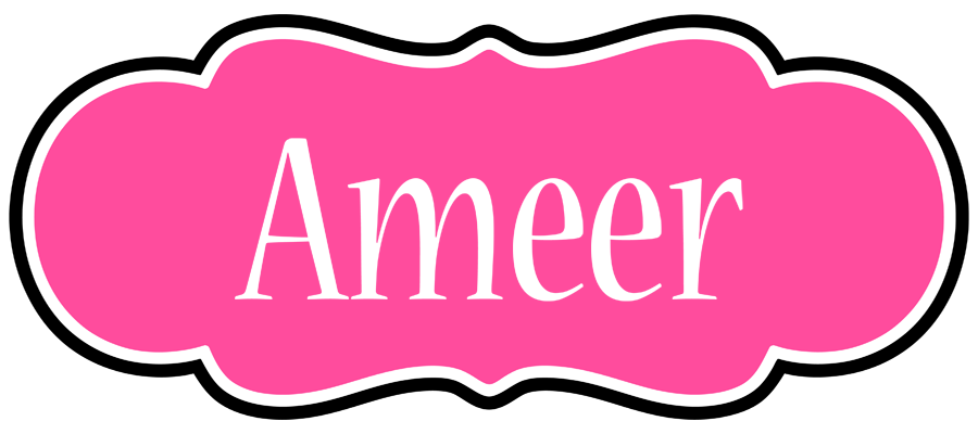 Ameer invitation logo