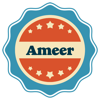 Ameer labels logo