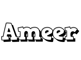 Ameer snowing logo