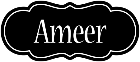 Ameer welcome logo