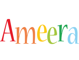 Ameera birthday logo