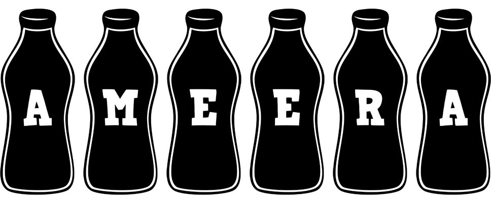Ameera bottle logo