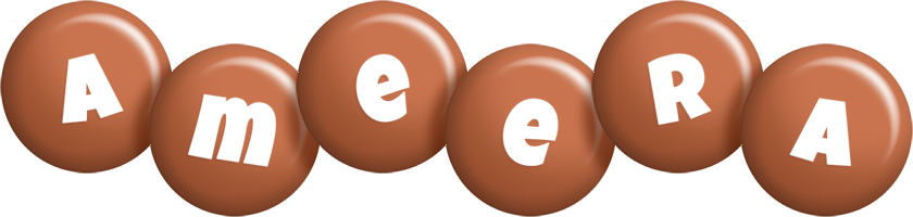 Ameera candy-brown logo