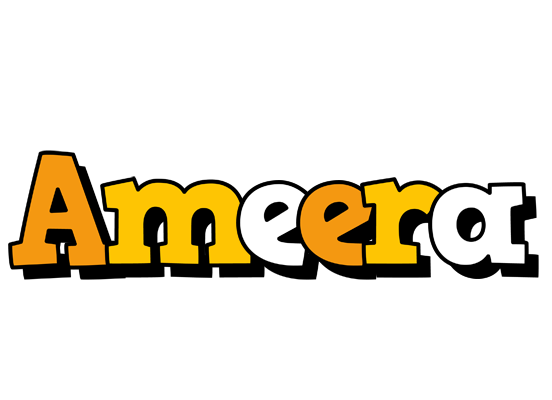 Ameera cartoon logo