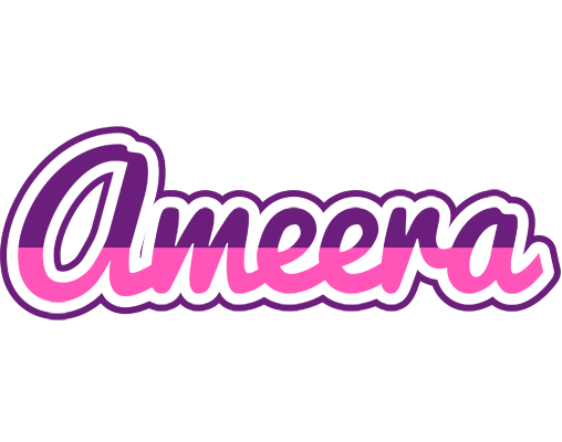 Ameera cheerful logo