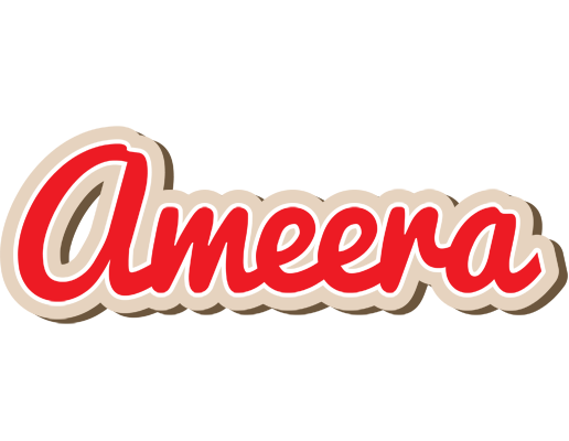 Ameera chocolate logo