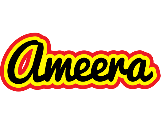 Ameera flaming logo