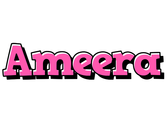 Ameera girlish logo