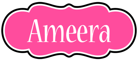 Ameera invitation logo