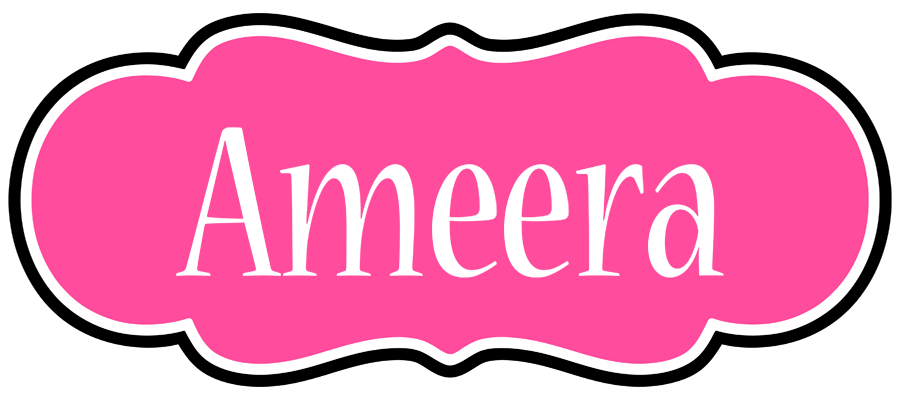 Ameera invitation logo