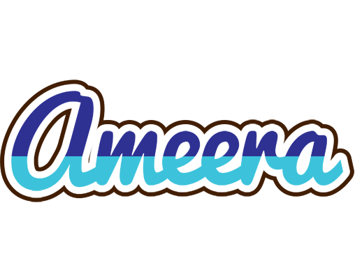 Ameera raining logo