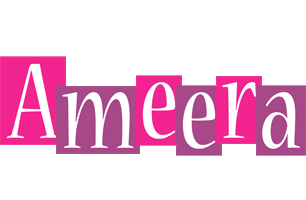 Ameera whine logo