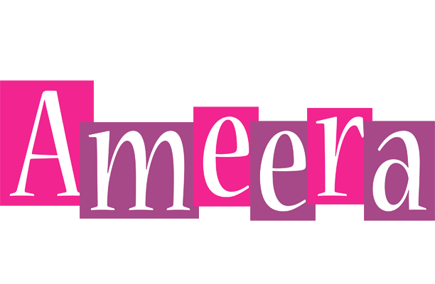 Ameera whine logo