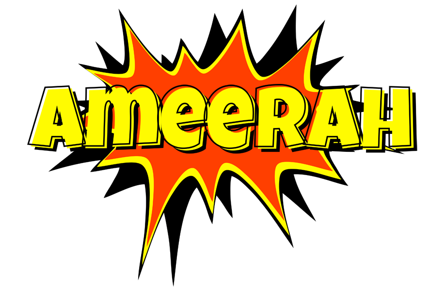 Ameerah bazinga logo