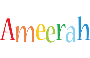 Ameerah birthday logo