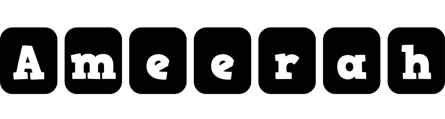 Ameerah box logo