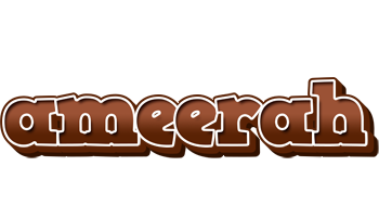 Ameerah brownie logo