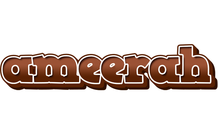 Ameerah brownie logo
