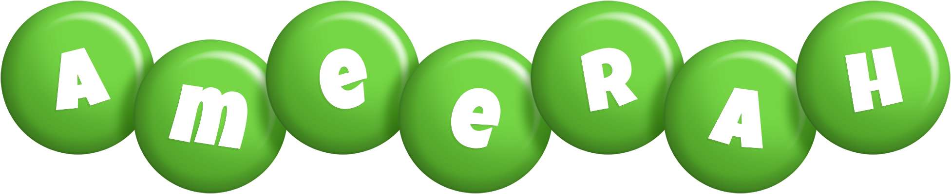 Ameerah candy-green logo
