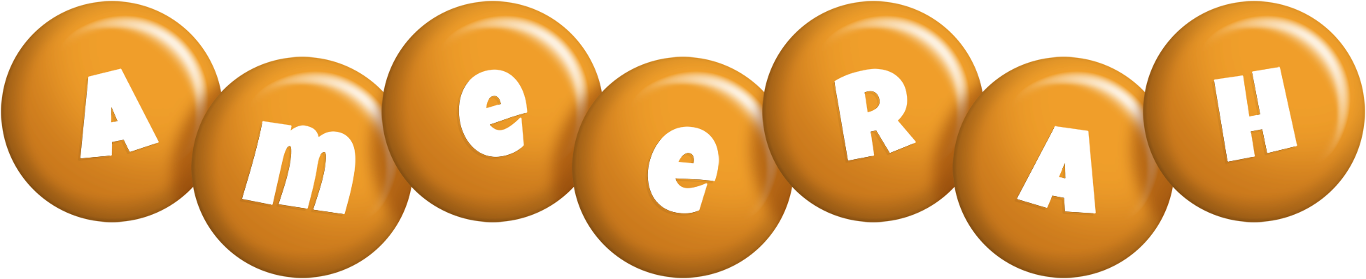 Ameerah candy-orange logo