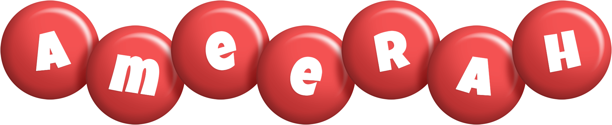 Ameerah candy-red logo