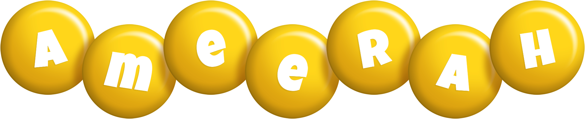 Ameerah candy-yellow logo