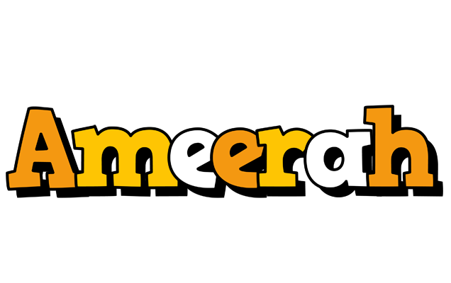 Ameerah cartoon logo