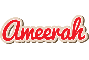 Ameerah chocolate logo