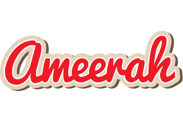 Ameerah chocolate logo