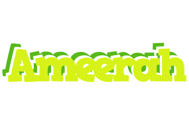 Ameerah citrus logo