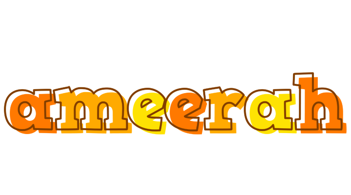 Ameerah desert logo