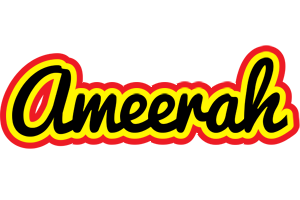 Ameerah flaming logo