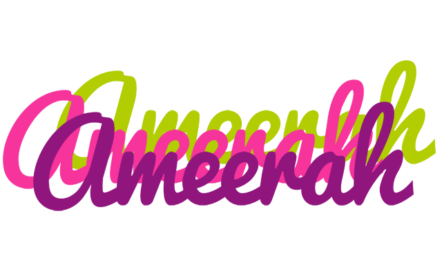 Ameerah flowers logo