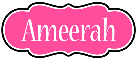 Ameerah invitation logo