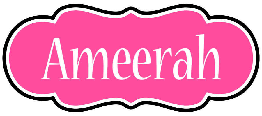 Ameerah invitation logo