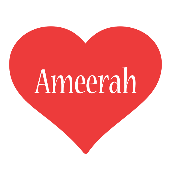 Ameerah love logo