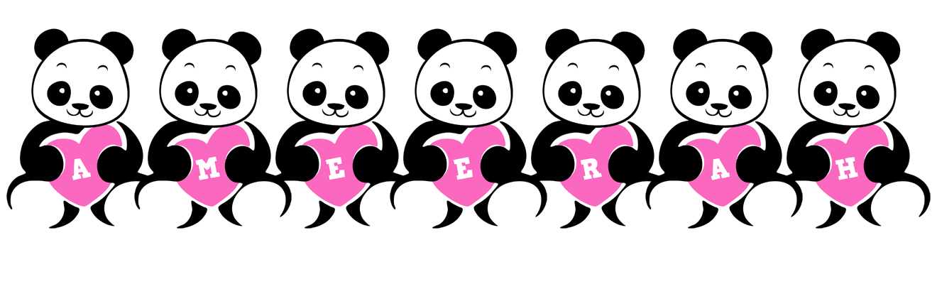 Ameerah love-panda logo