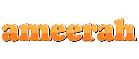 Ameerah orange logo