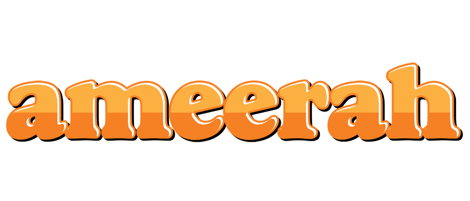 Ameerah orange logo