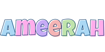 Ameerah pastel logo