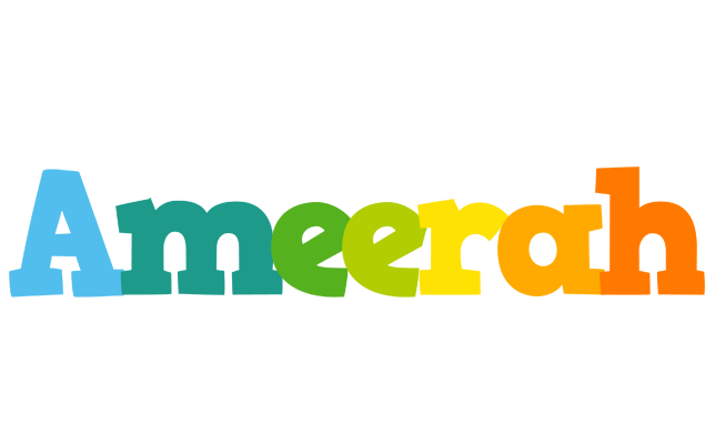 Ameerah rainbows logo