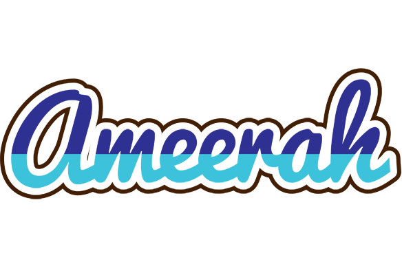 Ameerah raining logo