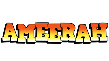 Ameerah sunset logo