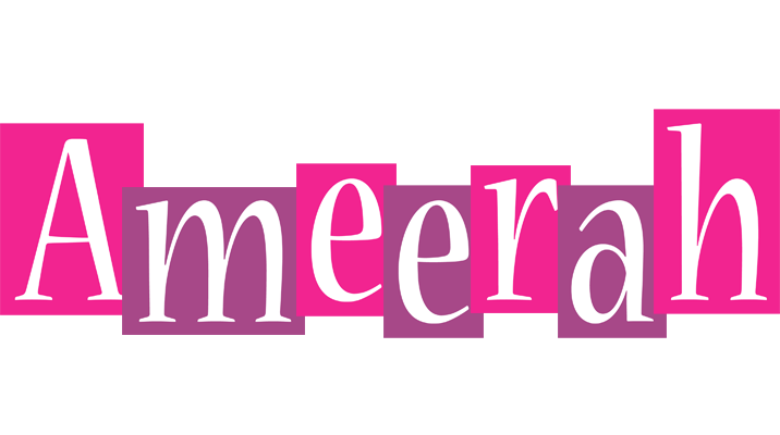 Ameerah whine logo