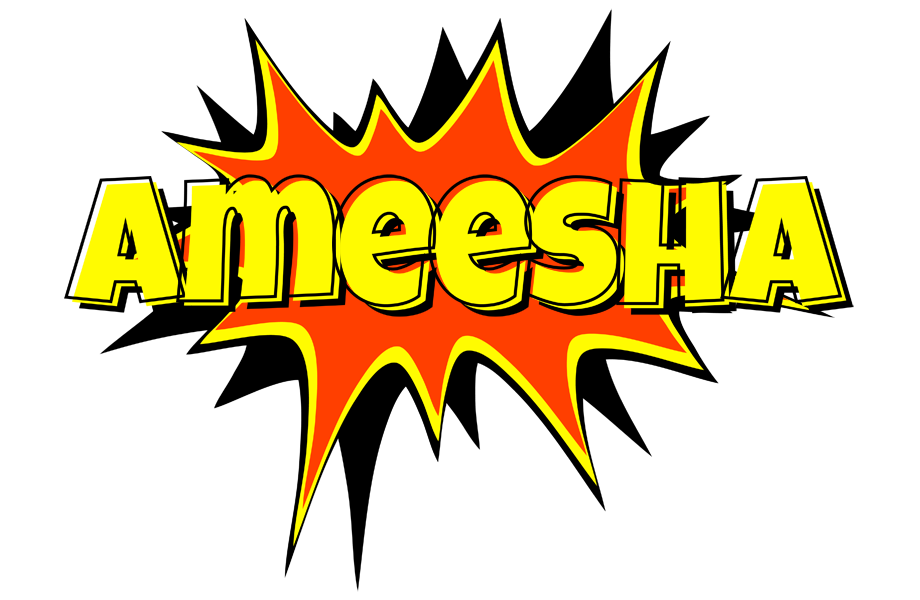 Ameesha bazinga logo